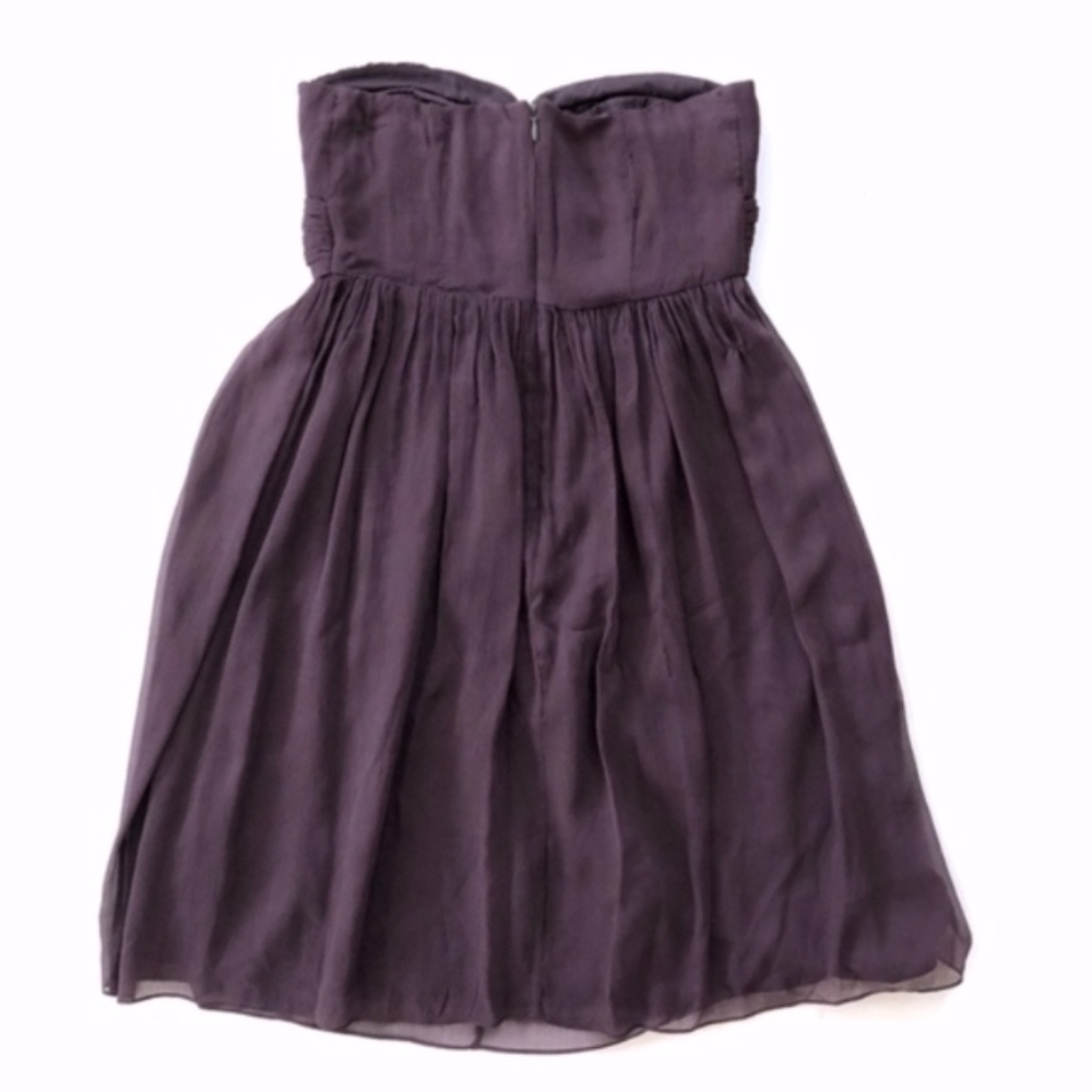 J. Crew Taryn Plum Silk Purple Dress - Picture 4 of 8